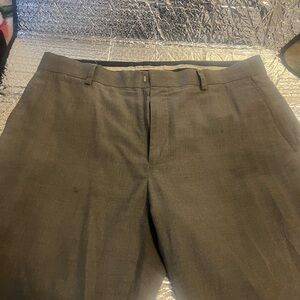 Perry Ellis Men's "Portfolio" Slim Fit Dress Pants, Size 34R, Grey